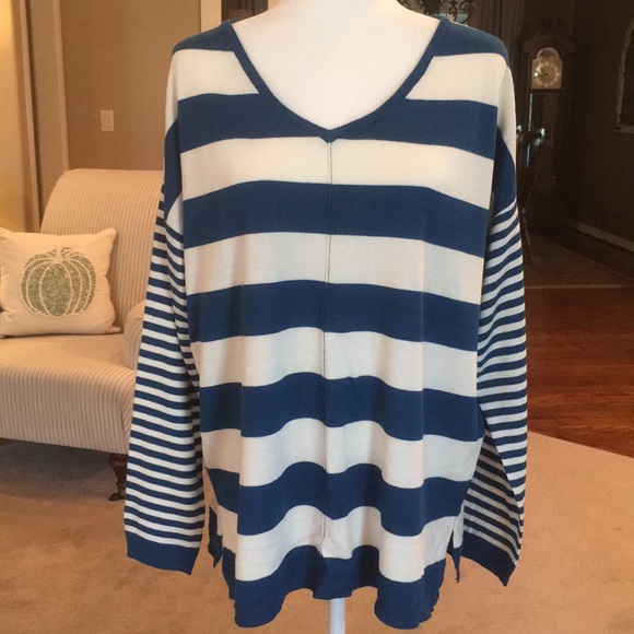 Faded Glory Sweaters - Faded Glory LS V-Neck Rayon Polyester Sweater 👕🧵